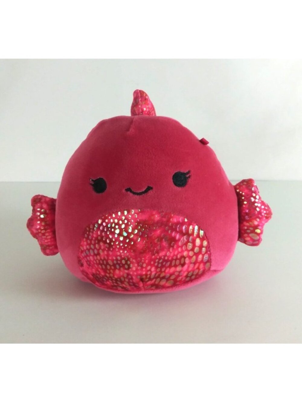 Squishmallows Valentine's Barella The Raspberry Betta Fish 5" Plush